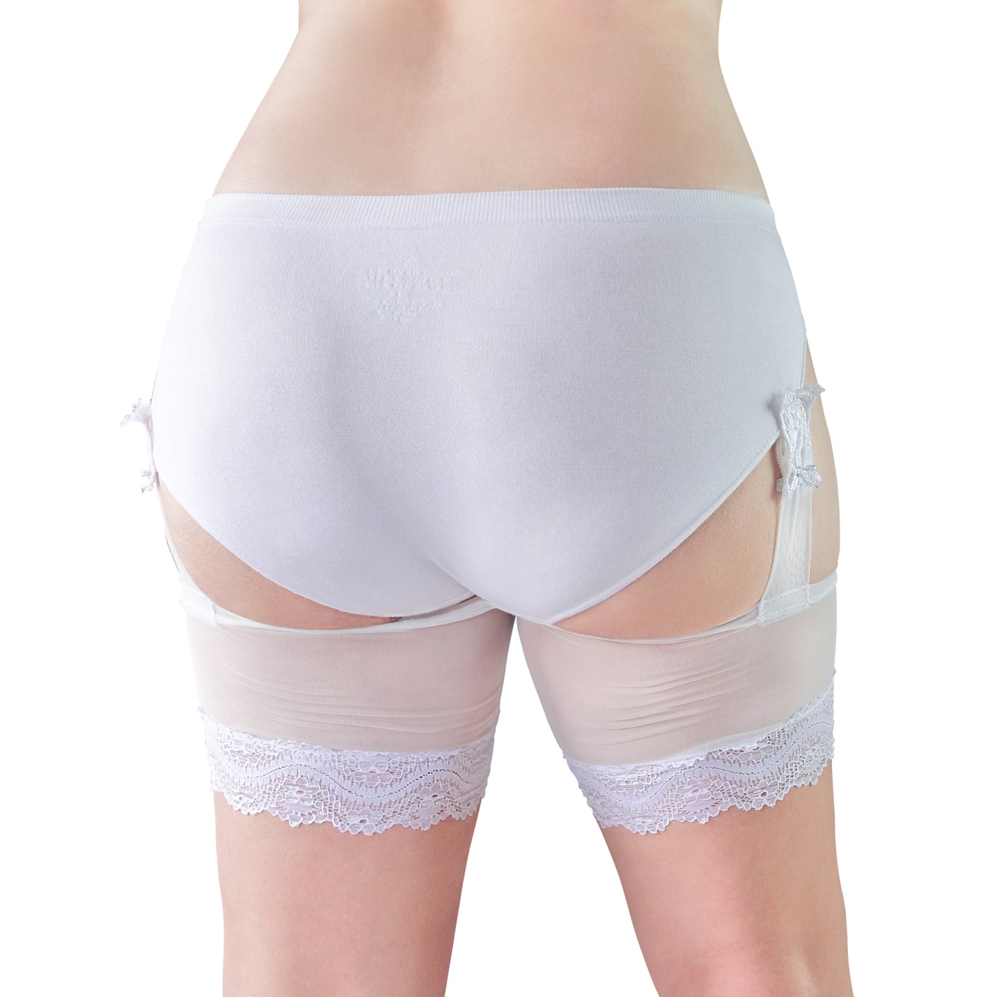 ANTI CHAFE Clip-On Thigh Bands - WHITE & IVORY