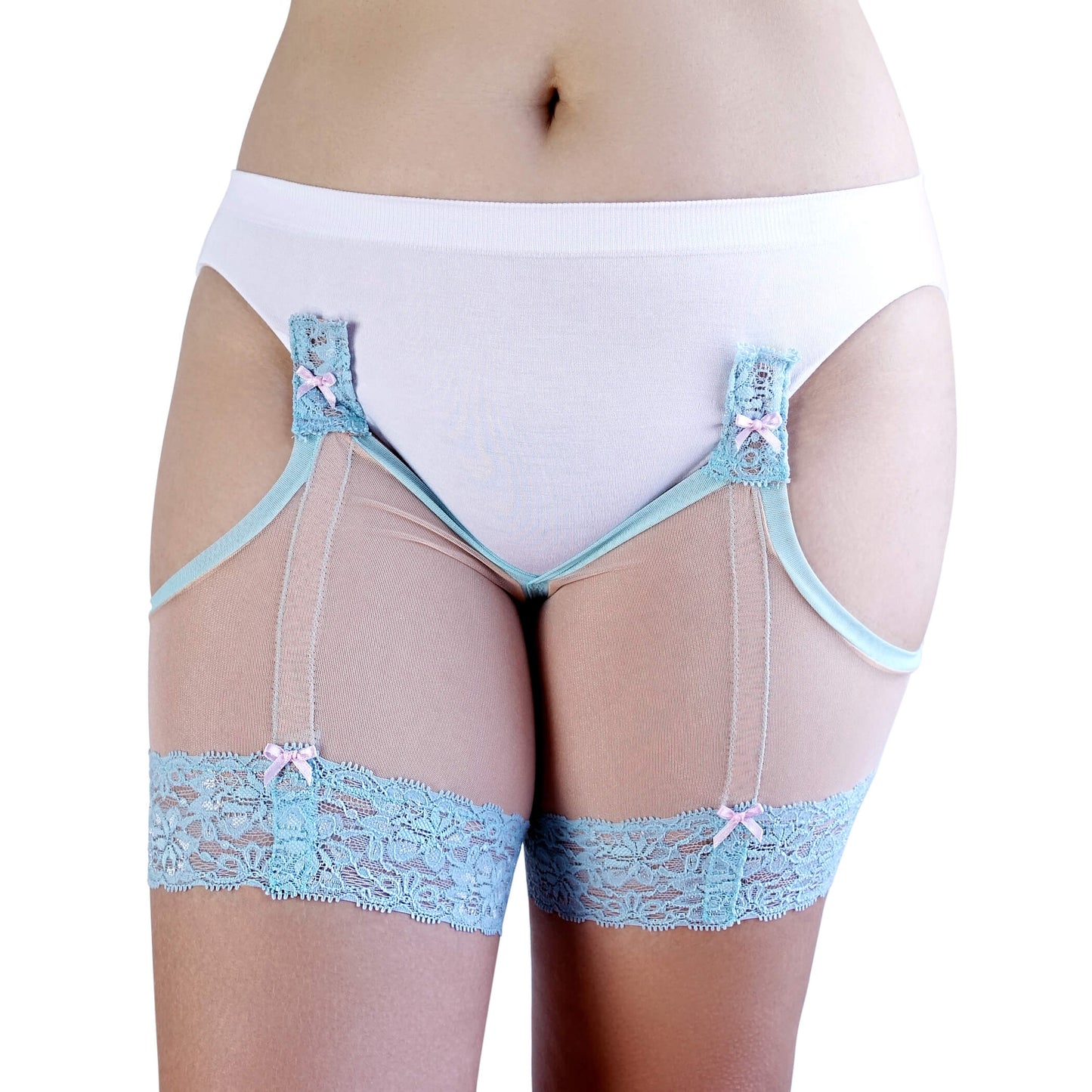 ANTI CHAFE Clip-On Thigh Bands - AQUA BLISS